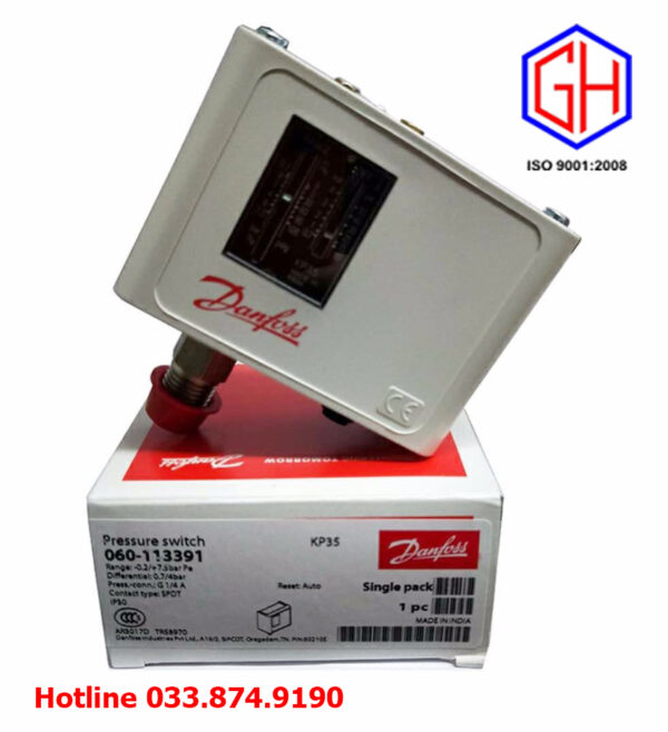 Công Tắc Áp Suất Danfoss KP35