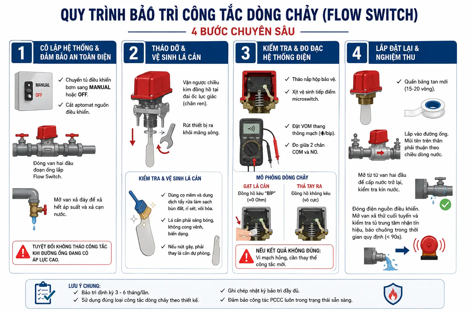 Các Bước Bảo Trì Chuyên Sâu (How-To Guide)
